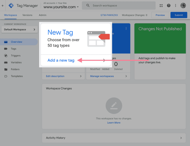 add new tag