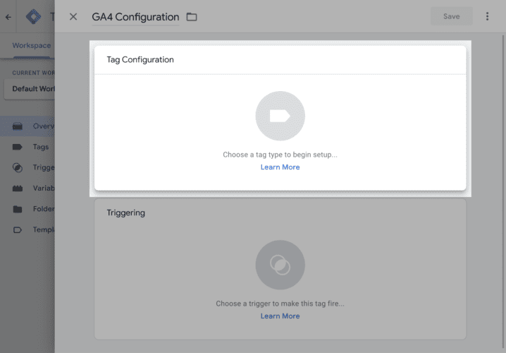 tag configuration